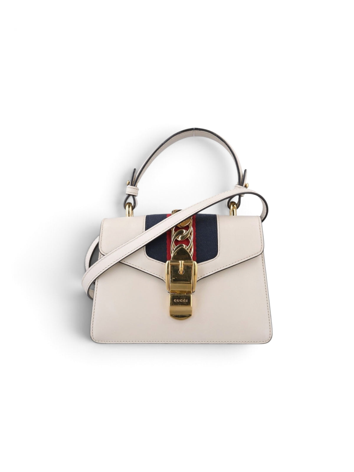 Gucci Sylvie Mini Leather Shoulder Bag