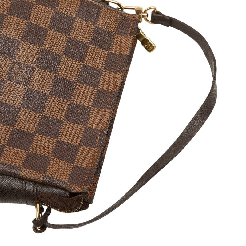 Louis Vuitton Damier Ebene Trousse Pochette Shoulder Bag – Brown | Vintage